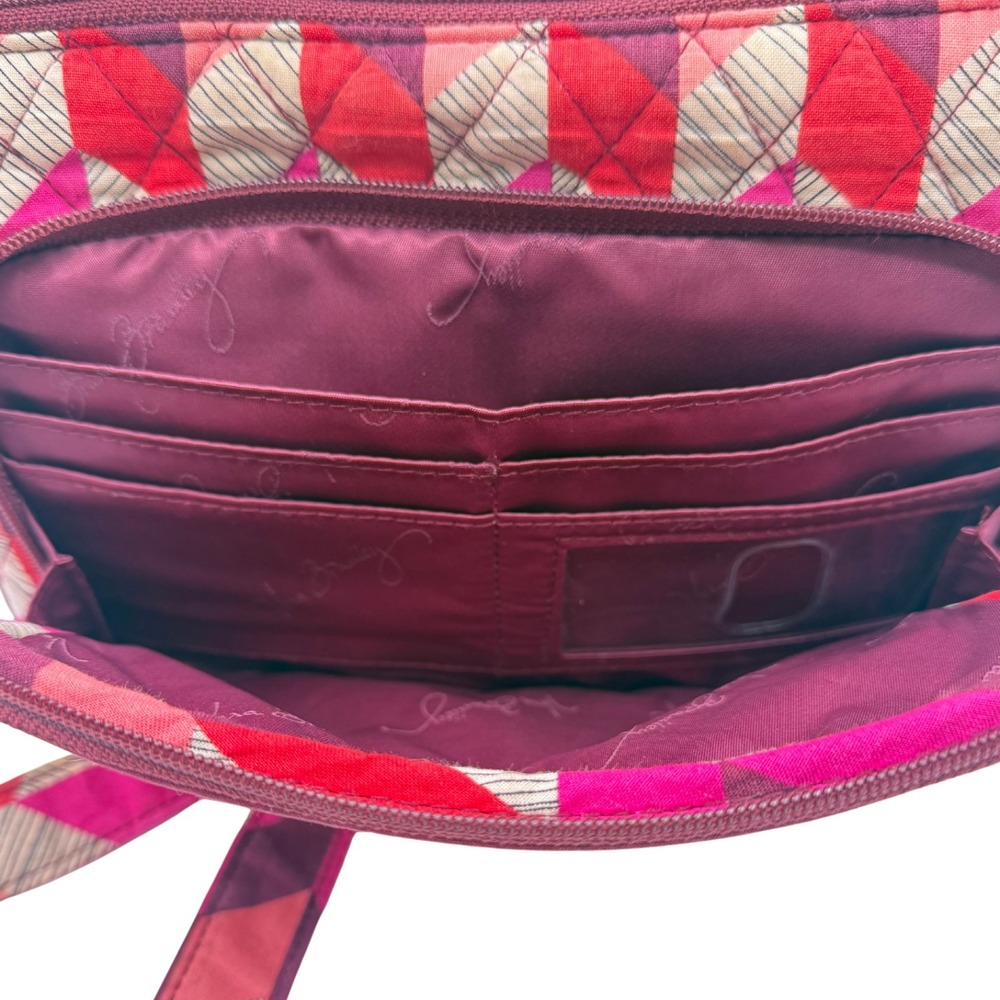 Vera Bradley Bohemian Chevron All In One Crossbody Wallet/Purse RETIRED - Picture 3 of 5